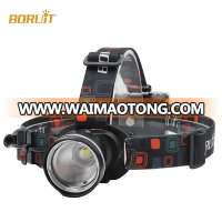 Boruit Brand Zoom Torch Light Head Lamp 1000 lumen Led t6 headlamp