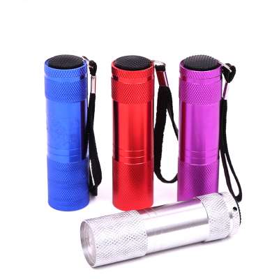 Hot Sale Cheap Aluminium Ally Led flashlight with Batteries for Promotional